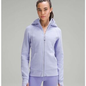 Lululemon Scuba Full-Zip Hoodie, Lilac Smoke sz 4